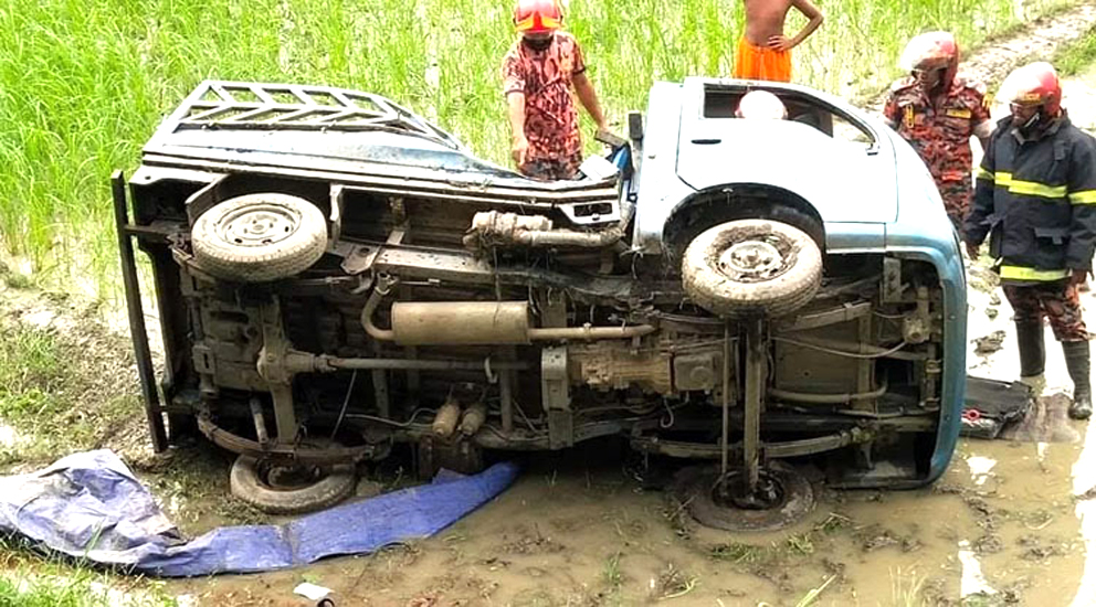 সিলেট-তামাবিল সড়কে সকালেই প্রাণ গেল দুজনের