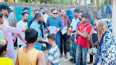 সিলেট মহানগর বিএনপির লিফলেট বিতরণ ও গণসংযোগ