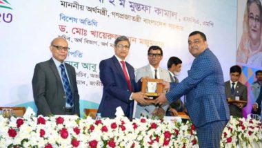 দ্বিতীয় সর্বোচ্চ করদাতা হিসেবে রাষ্ট্রীয় সম্মাননায় ভূষিত হলেন জাহেদ ইকবাল