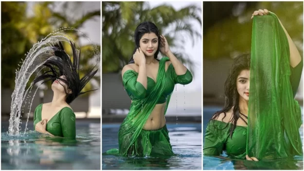 ভেজা শরীরে সবুজে অবুঝ সোহানা সাবা