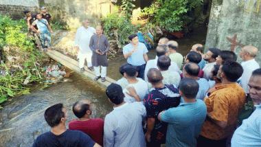 গোলাপগঞ্জের দখল হওয়া কাকেশ্বর নদী উদ্ধারে একাট্টা প্রশাসন ও জনপ্রতিনিধি