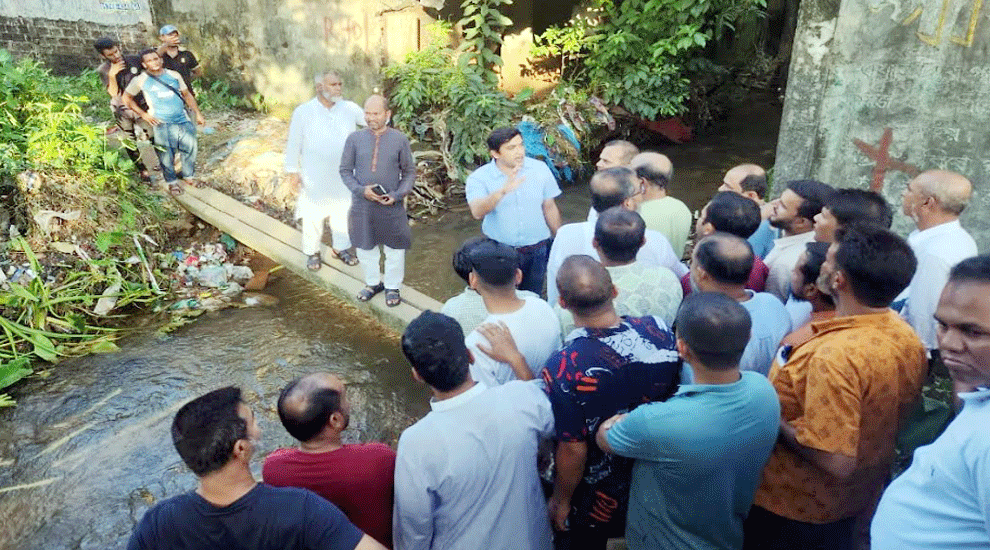 গোলাপগঞ্জের দখল হওয়া কাকেশ্বর নদী উদ্ধারে একাট্টা প্রশাসন ও জনপ্রতিনিধি