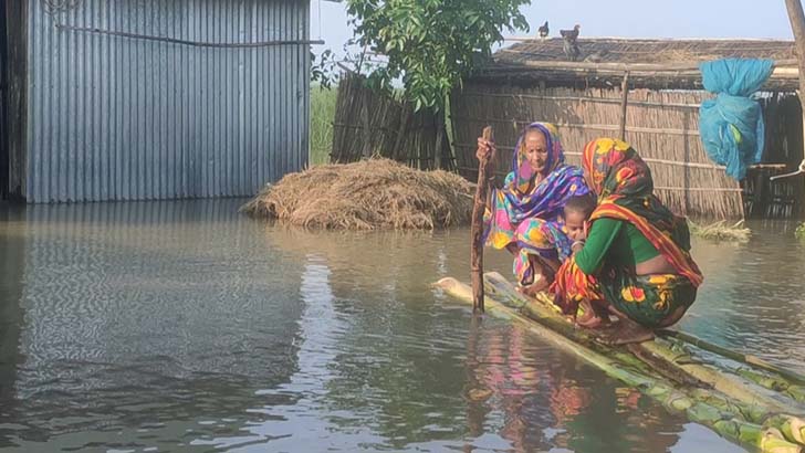 বন্যায় পানিবন্দি মানুষ, জানমাল রক্ষায় ও পুনর্বাসনে জোর দিতে হবে