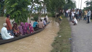 সিলেটের দুই উপজেলায় চলছে ভোটগ্রহণ, পানিবন্দী ভোটাররা আসছেন নৌকায়