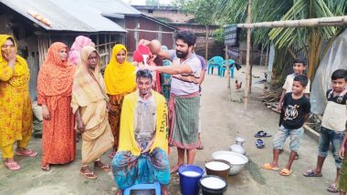 স্ত্রীকে তালাকের পর দুধ দিয়ে গোসল করলেন যুবক