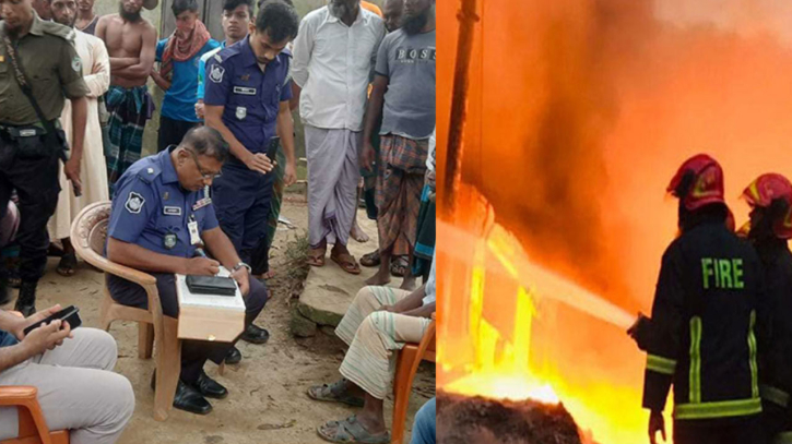 সুনামগঞ্জে অগ্নিকান্ডে প্রাণ গেল একই পরিবারের ৬ জনের