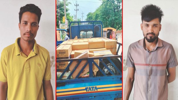 দাসপাড়া থেকে দুইজনকে ধরল পুলিশ