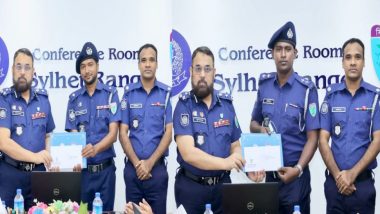 সিলেটের শ্রেষ্ঠ ওসি আদনান শ্রেষ্ঠ এসআই আসিব