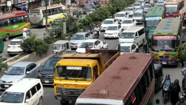 ছাত্রদল-এনসিপির সমাবেশ, রাজধানীজুড়ে যানজট