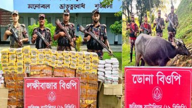 সিলেটের জৈন্তাপুর, জকিগঞ্জ ও কানাইঘাট সীমান্তে জব্দ বিড়ি, চিনি ও মহিষ