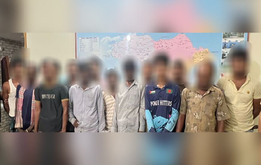 সিলেটে হঠাৎ হানা দিয়ে ১৫ জনকে ধরলো গোয়েন্দারা