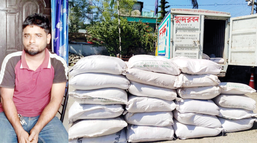 সিলেটে সুন্দরবনের ট্রাকে মিললো চোরাই পণ্য, চালক আটক