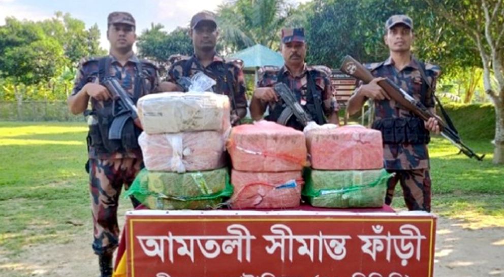 কুলাউড়ায় যা জব্দ করলো বিজিবি