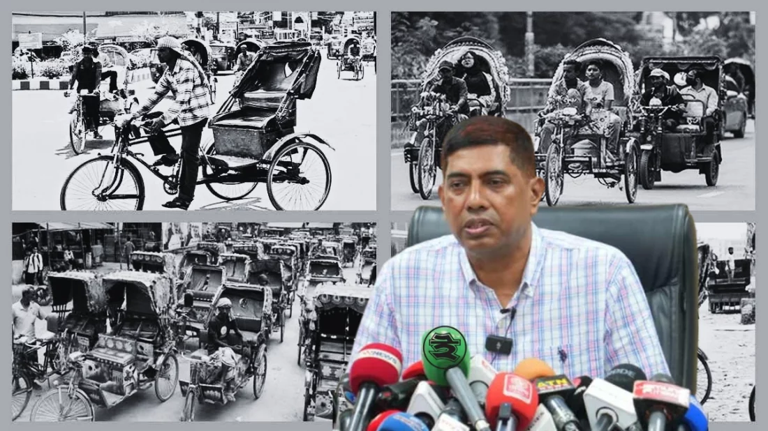 লকডাউনে আতঙ্কের কিছু নেই, টাকার বিনিময়ে স্লোগান দিচ্ছে রিকশাওয়ালারা