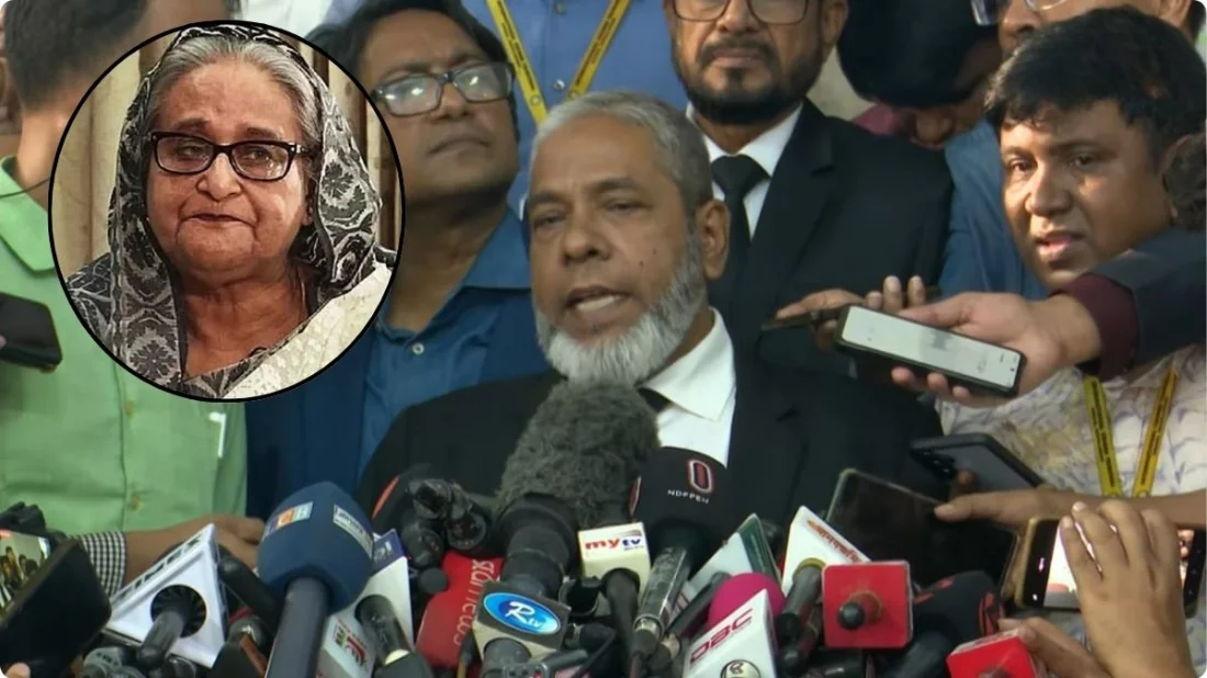 শেখ হাসিনার রায় আমার বিপক্ষে গেছে, আমি ক্ষুব্ধ: আইনজীবী আমির হোসেন