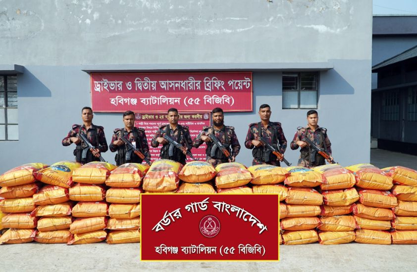 বিজিবির অভিযানে ৭৪ লাখ টাকার ভারতীয় পণ্য জব্দ