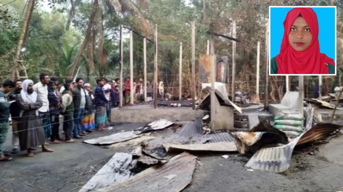 বিএনপি নেতার বসতঘরে দেওয়া আগুনে দগ্ধ হয়ে আরও এক কিশোরীর মৃত্যু