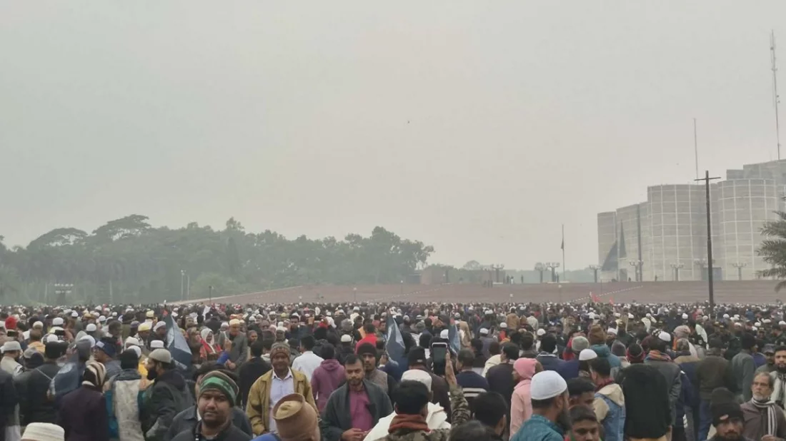 জানাজার জন্য খুলে দেওয়া হলো জাতীয় সংসদের দক্ষিণ প্লাজার প্রবেশ পথ