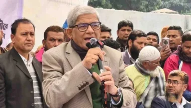 আমরা মানুষের কল্যাণ ও শান্তির জন্য রাজনীতি করি : মির্জা ফখরুল