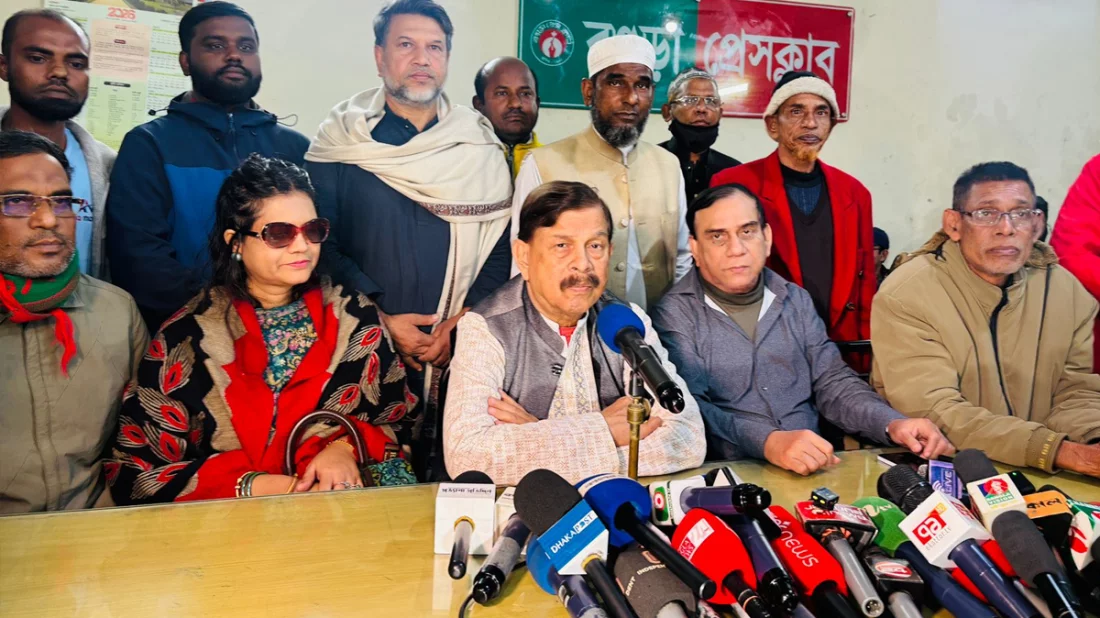 আমার পক্ষে যারা কাজ করছে তাদের ভয়ভীতি দেখানো হচ্ছে: মাহমুদুর রহমান মান্না