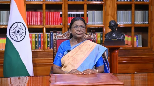 বিশ্বজুড়ে সংঘাতের মাঝেও শান্তির বার্তা ছড়িয়ে দিচ্ছে ভারত: রাষ্ট্রপতি দ্রৌপদী মুর্মু