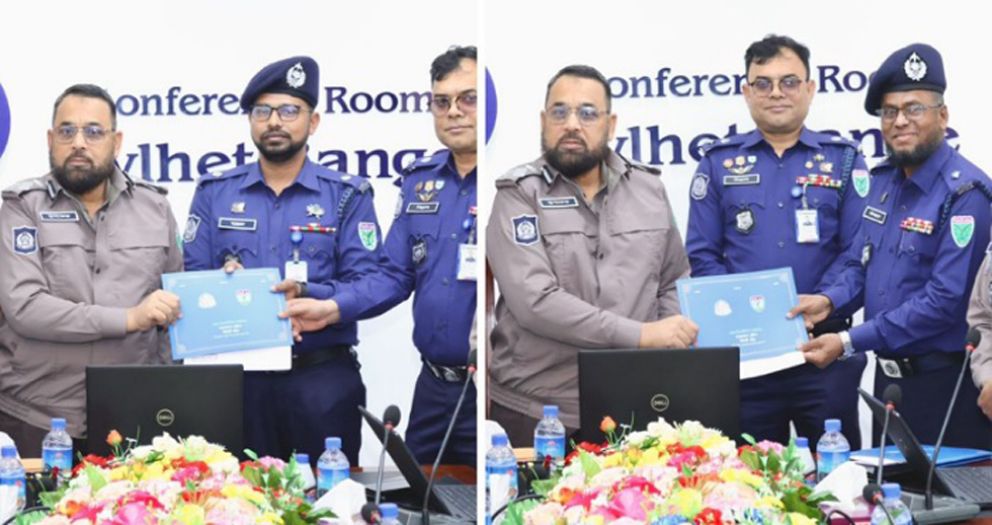 সিলেট রেঞ্জে সেরা সার্কেল ও থানার পুরস্কার পেয়েছে কুলাউড়া