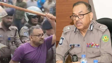 টি-শার্ট পরে লাঠি হাতে তেড়ে যাওয়ার ভিডিও নিয়ে যা বললেন ডিএমপি কমিশনার