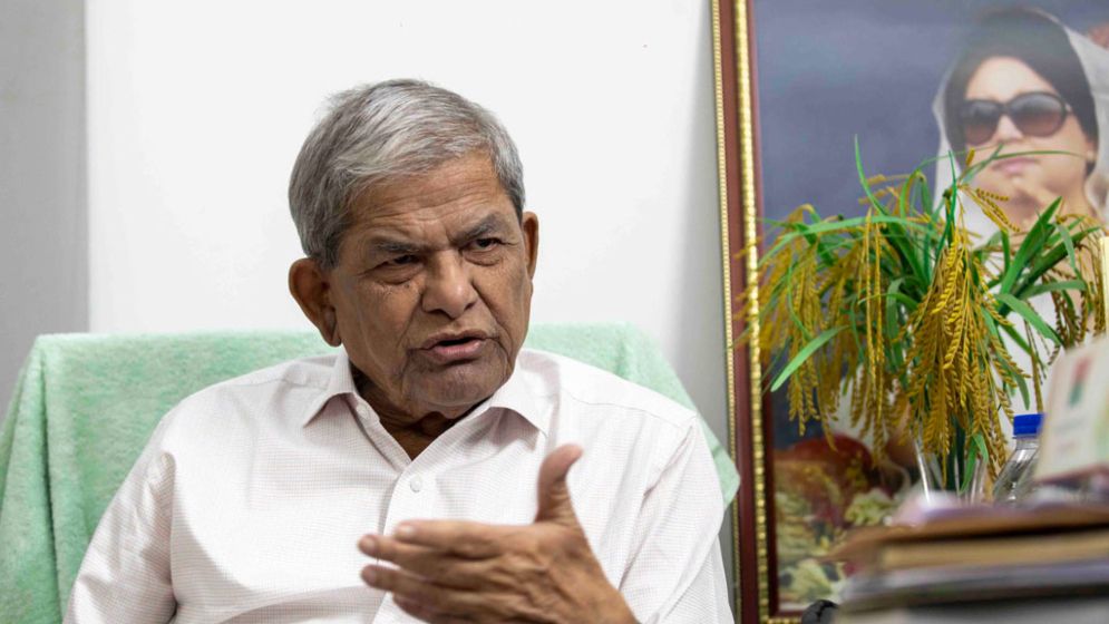 দ্য উইককে ফখরুল  শেখ হাসিনা রাজনীতিতে আর প্রাসঙ্গিক থাকবেন না