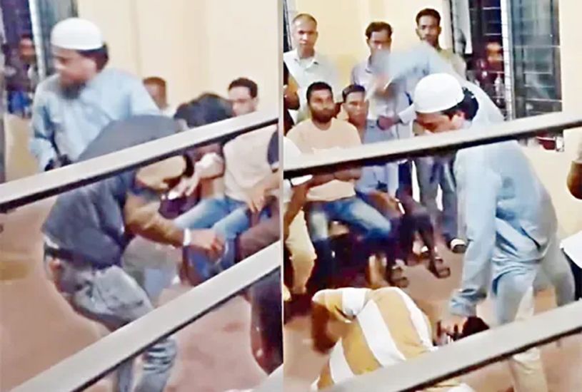 ডাব চুরির অভিযোগে ছাত্রদল নেতাসহ দু’জনকে জুতাপেটা, ভিডিও ভাইরাল
