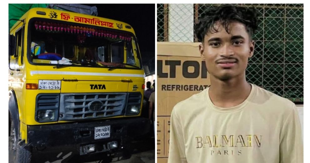 সুনামগঞ্জে ট্রাক কেড়ে নিল সিলেটের শাহরিয়ারের প্রাণ