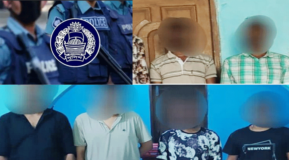 সিলেটে মাদক ব্যবসায়ীসহ পুলিশের কব্জায় ৭৭