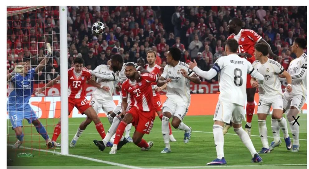 রিয়ালের জালে বায়ার্নের এক হালি