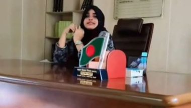 উপজেলা চেয়ারম্যানের চেয়ারে বসে তরুণীর টিকটক!