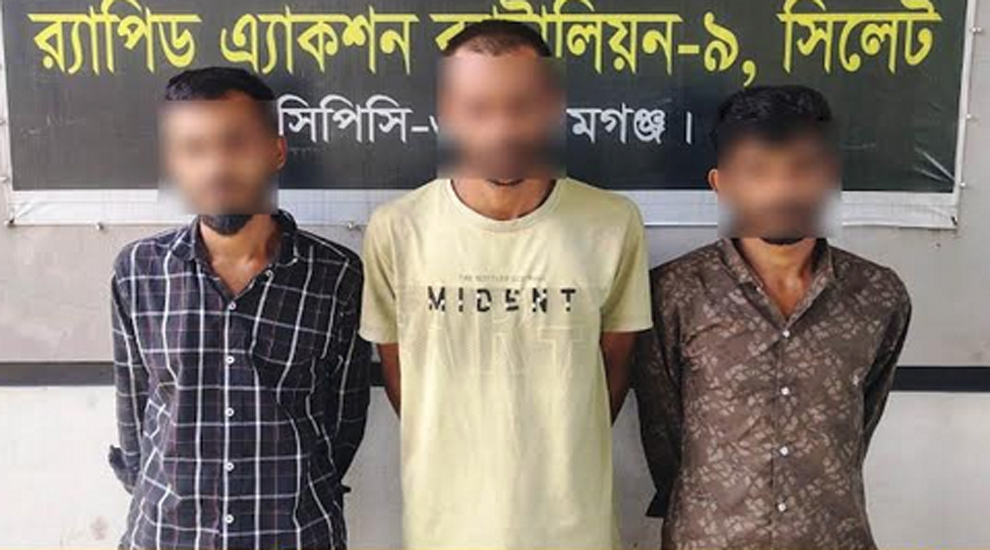 সিলেট র‌্যাবের কব্জায় ৩