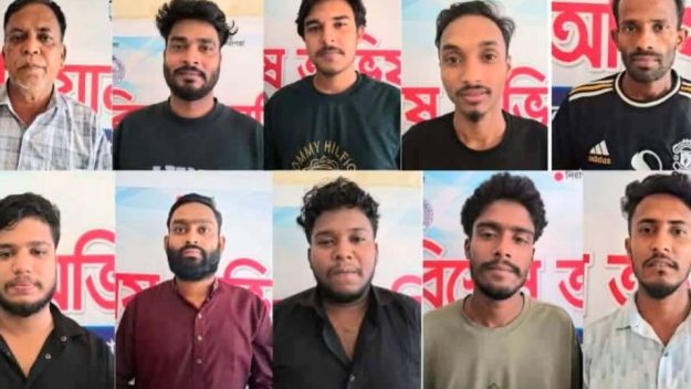 আওয়ামী লীগ, যুবলীগ-ছাত্রলীগের ১০ নেতাকর্মী গ্রেপ্তার