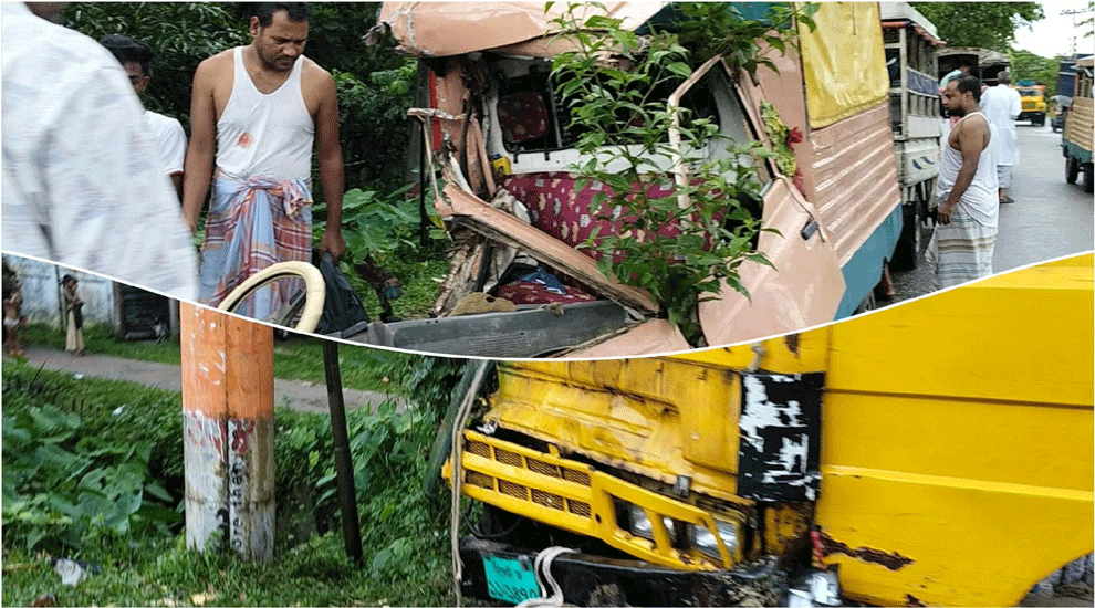 জৈন্তাপুর ট্রাক-লেগুনার সংঘর্ষ, শিশুসহ আহত ২