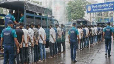 সিলেটে পুলিশের অভিযানে গ্রেপ্তার ৩৫