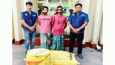 শ্রীমঙ্গলে ৯০ কেজি ভারতীয় রসুন জব্দ, গ্রে প্তা র ২